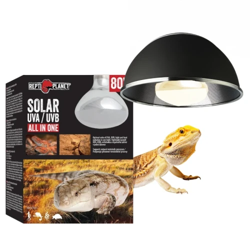 Żarówka 3w1 UVA+UVB 80W