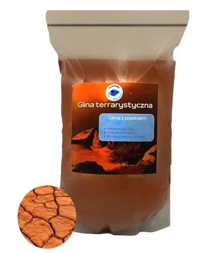 Podłoże piasek z gliną do utwardzania 3kg czerwone
