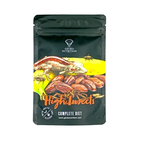 Gecko nutrition z Dużą zawartością owadów [Waga: 100g]